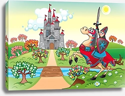 Постер Рыцарь и его замок