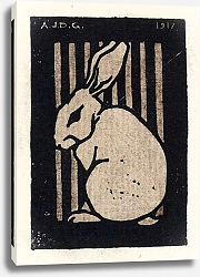 Постер Граак Джули Zittend konijn