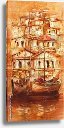 Постер Лодки в гавани #1
