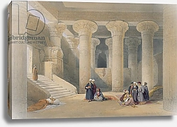 Постер Робертс Давид Interior of the Temple at Esna, Upper Egypt, from 'Egypt and Nubia'