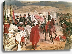 Постер Верне Эмиль Marshal Thomas Bugeaud and Colonel Joseph Vantini During the Conquest of Algeria, 1846