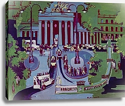 Постер Кирхнер Людвиг Эрнст The Brandenburg Gate, Berlin, 1929