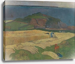 Постер Гоген Поль (Paul Gauguin) Harvest - Le Pouldu