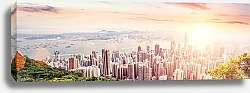 Постер Панорама Гонконга, Китай