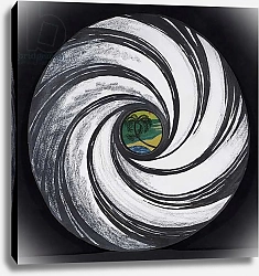 Постер Хаббард-Форд Кэролин Lense Swirl with Palm Tree, 2005