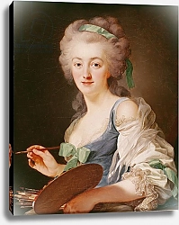Постер Рослин Александр Portrait of Anne Vallayer-Coster, 1783