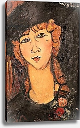 Постер Модильяни Амедео (Amedeo Modigliani) Lolotte, 1917