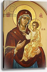 Постер Icon in Mary Magdalene Russian orthodox church on Mount of olives