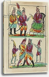 Постер Школа: Персидская 19в. Scene from the 'Shahnama' by Firdawsi, late 19th century
