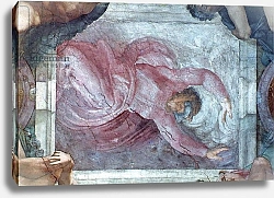 Постер Микеланджело (Michelangelo Buonarroti) Sistine Chapel Ceiling: God Dividing Light from Darkness