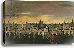 Постер Школа: Фонтенбло 16в. Design for the Construction of the Pont-Neuf, c.1577