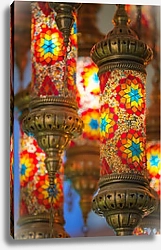 Постер Мозаичные османские лампы с Большого базара 3