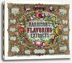 Постер Бижо Альфонс Harrisons flavoring extracts. Phila.