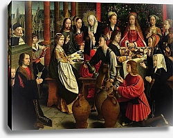 Постер Давид Герард The Marriage Feast at Cana, c.1500-03