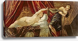 Постер Тинторетто Джакопо Joseph and the Wife of Potiphar