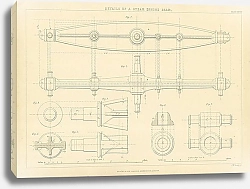 Постер Details of a Steam Engine Beam 1