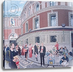 Постер Парсонос Хью (совр) Promenaders at The Last Night, Royal Albert Hall, detail 2