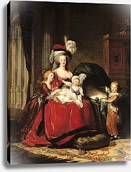 Постер Виджи-Лебран Элизабет Marie-Antoinette and her Children, 1787