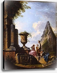 Постер Панини Джованни Паоло Capricci of Classical ruins with philosophers discoursing