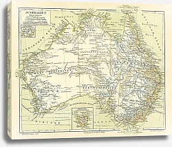 Постер Карта Австралии 1