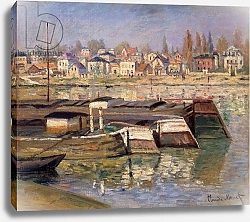 Постер Моне Клод (Claude Monet) Seine at Asnieres, 1873