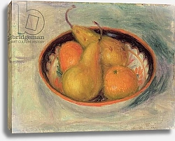 Постер Глакенс Уильям Джеймс Pears and Oranges in a Bowl, 1915