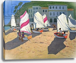 Постер Макара Эндрю (совр) Sailboats, Costa Brava, 1999