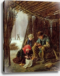 Постер Фрер Пьер The Woodcutter's Meal, 1873