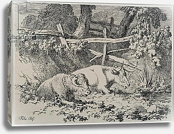 Постер Хиллс Роберт Cattle Resting, 1807