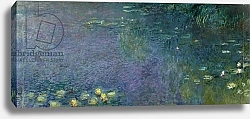 Постер Моне Клод (Claude Monet) Waterlilies: Morning, 1914-18 4
