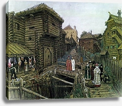 Постер Васнецов Аполлинарий Выход боярыни (боярыня, княгиня). 1909