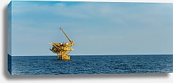 Постер Нефтяная платформа в море 2