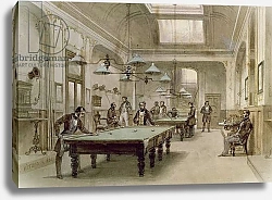 Постер Вернер Карл A Billiard Room, 1861