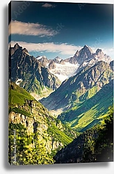 Постер Грузия, горы Кавказа
