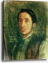 Постер Дега Эдгар (Edgar Degas) Self Portrait as a Young Man
