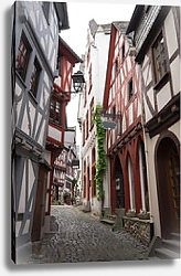 Постер Аллея с национальными домами в старом городе Лимбург-ан-дер-Лан, Германия