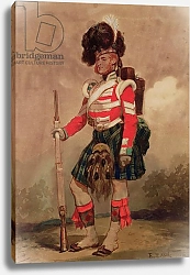 Постер Лами Евген A Soldier of the 79th Highlanders at Chobham Camp in 1853