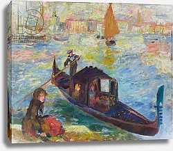 Постер Ренуар Пьер (Pierre-Auguste Renoir) Gondola, Venice, 1881
