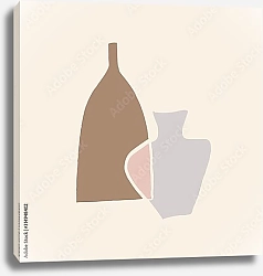 Постер Прозрачные вазы