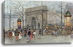 Постер Гальен Евген Street scene in Paris