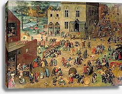 Постер Брейгель Питер Старший Children's Games, 1560