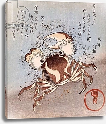 Постер Утагава Кунисада A Crab on the Seashore