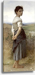 Постер Бугеро Вильям (Adolphe-William Bouguereau) Jeune bergere