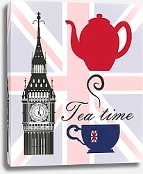 Постер Лондон, символы Англии 8