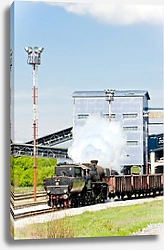 Постер Грузовой поезд в регионе Тузла, Босния и Герцеговина