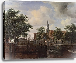 Постер Хоббема Мейндрат (Meindert Hobbema) Хаарлемский замок, Амстердам