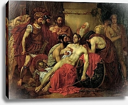 Постер Галле Луи The Death of Epaminondas