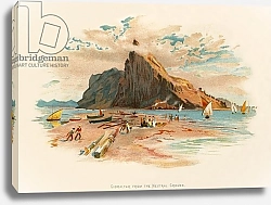 Постер Уилкинсон Чарльз Gibraltar from the Neutral ground