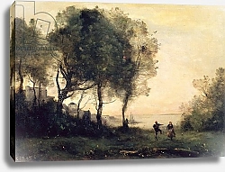 Постер Коро Жан (Jean-Baptiste Corot) Souvenir of Italy