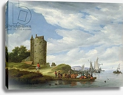 Постер Русдал Соломон River Estuary with Watchtower